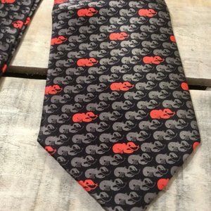 WILD REPUBLIC Black Cajun Crawfish 60" Silk Tie